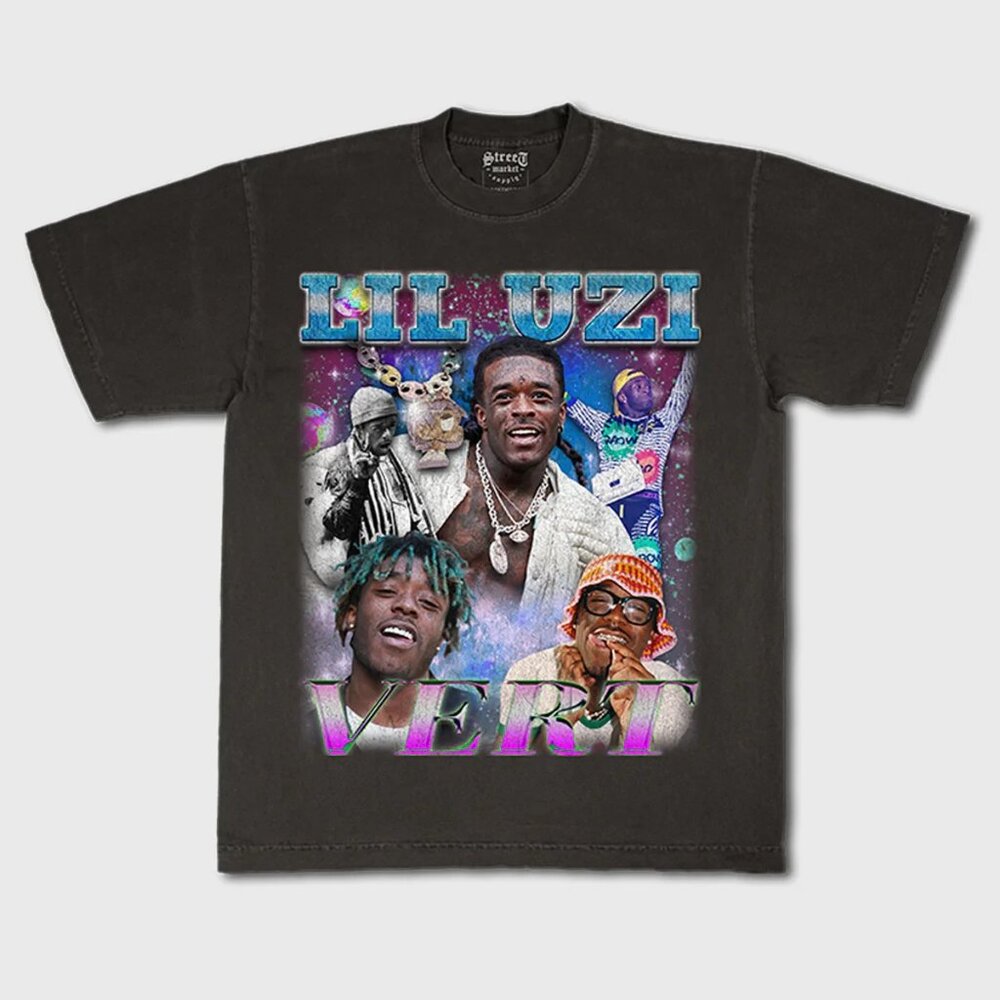 Street Market Supply Lil Uzi Vert Tee – Vintage Black – Size Medium – New